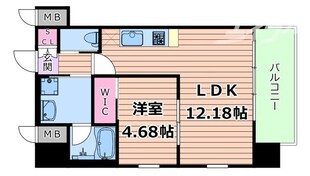 プレジオ天神橋ASIANの物件間取画像